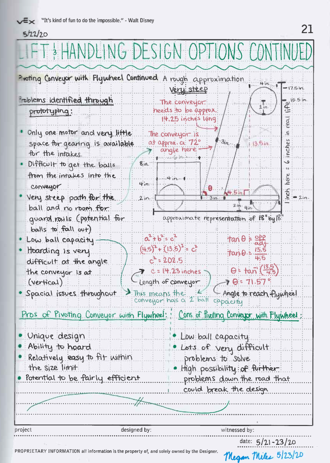 Engineering notebook page 2